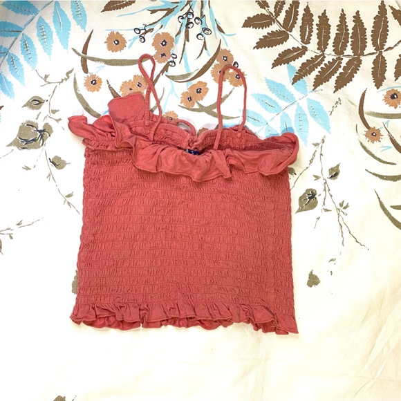 *3 for $15* American Eagle Ruffled Tank ♥️ - Picture 3 of 4